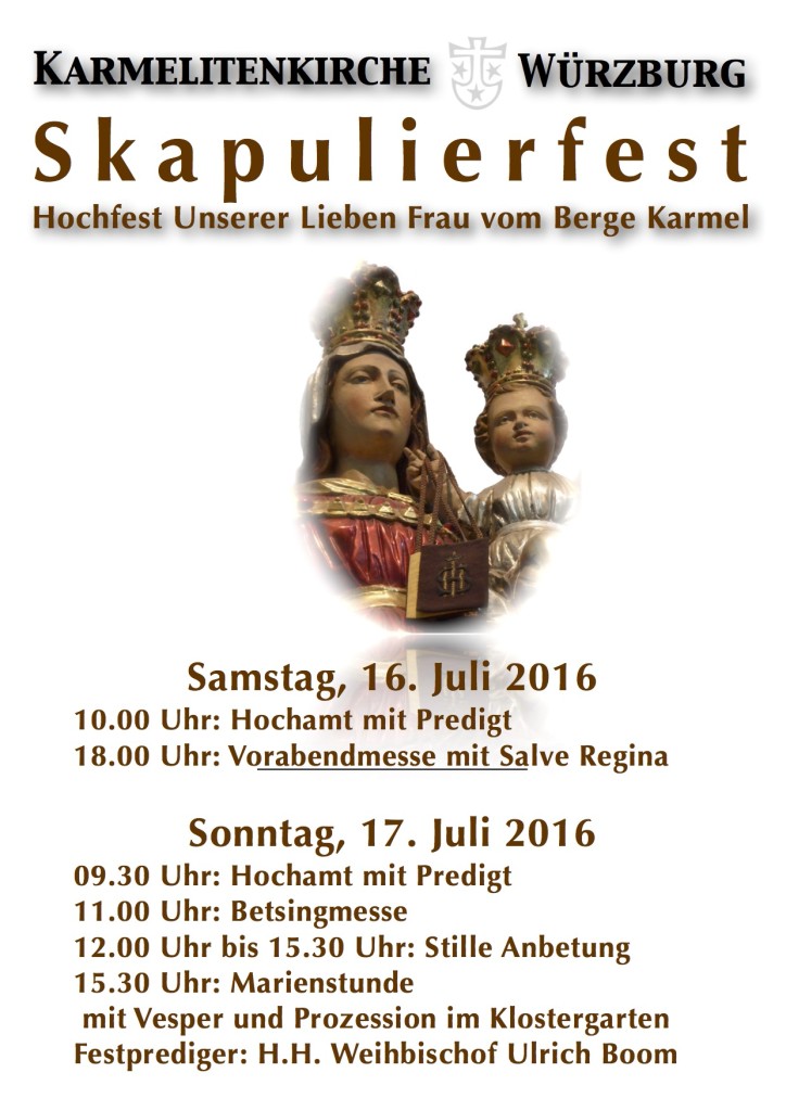 Skapulierfest 2016