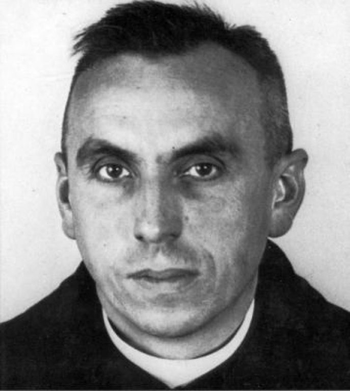 Den salige Georg H&#228;fner, politifoto fra Gestapo W&#252;rzburg, oktober 1941